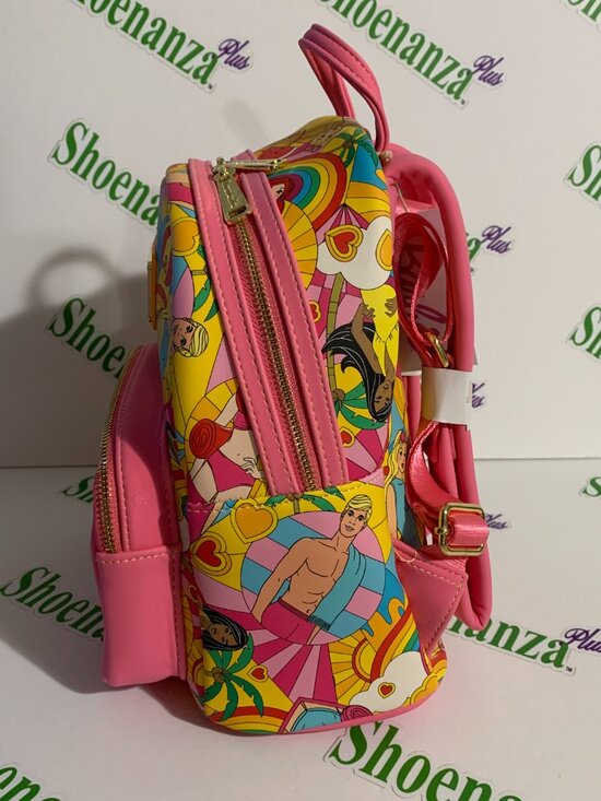 Loungefly Mini Backpack Barbie Fun in the Sun Beach Ken Faux Leather Pink Bag main image 5